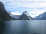 Mitre peak from the boat