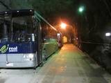 bus underground at manapouri