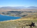 view of tekapo from mt john