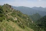 Road to Col de Tende tunnel through the Alps between Italy and France