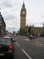 The leaning tower of Big Ben (picture taken through the windscreen at the lights)r