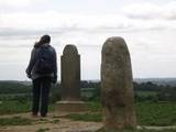 NZ tourist on the Hill of Tara