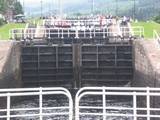 Lock on Caledonian Canal at Fort Augustus