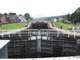 Lock on Caledonian Canal at Fort Augustus