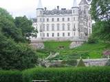 Dunrobin Castle from the lower gardens