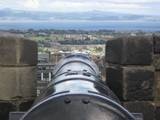 Looking down the barrel, Edinburgh Castle