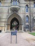 Graduation Bear hanging out at one of the Oxford University Colleges