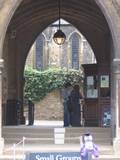 Graduation Bear hangin' out at one of the Oxford University Colleges