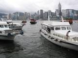 Victoria Harbour between Hong Kong Island and Kowloon