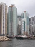 Victoria Harbour between Hong Kong Island and Kowloon