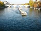 Another barge navigating the Seine