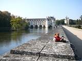 Teddies with Chateau de Chenonceau in the background