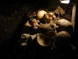 Bones in Catacombs Paris