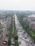 Champs-Elysées, looking back to the Louvre from the top of the Arc de Triomphe