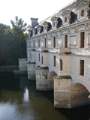 The wing of the chateau built across the River Cher