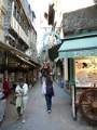 Shops within the city walls near the entrance to the abbey