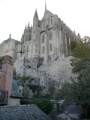 Mont St Michel from below the abbey