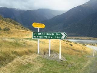 mt white signpost