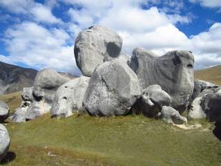 Limestone rocks at castle hill