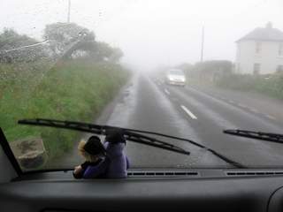 Grotty weather at Lands End