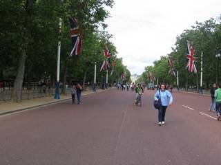 NZ tourist on the Mall