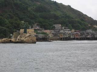 Fishing village hong kong harbour