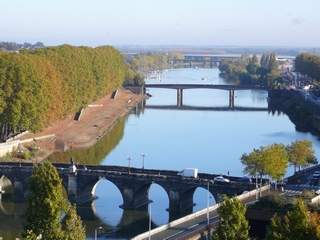 Maine river from Château d'Angers