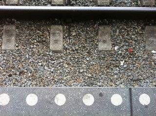 Cigarette butts at Salzburg Bahnhof