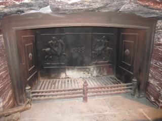 Fireplace at Eagle's Nest