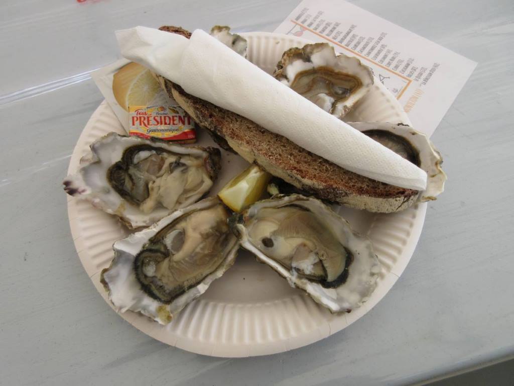 oysters at the flower marketflower markets