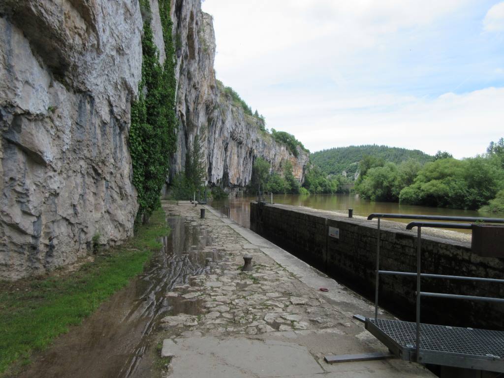 towpath on river lot