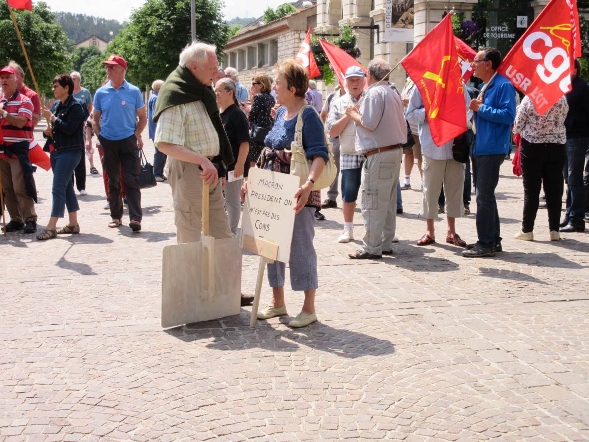 protest march cahors