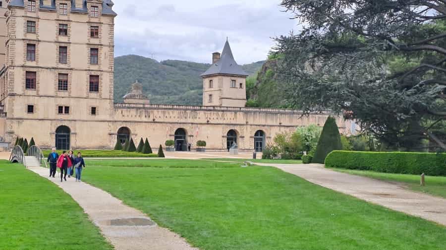 Castle garden at Vizille